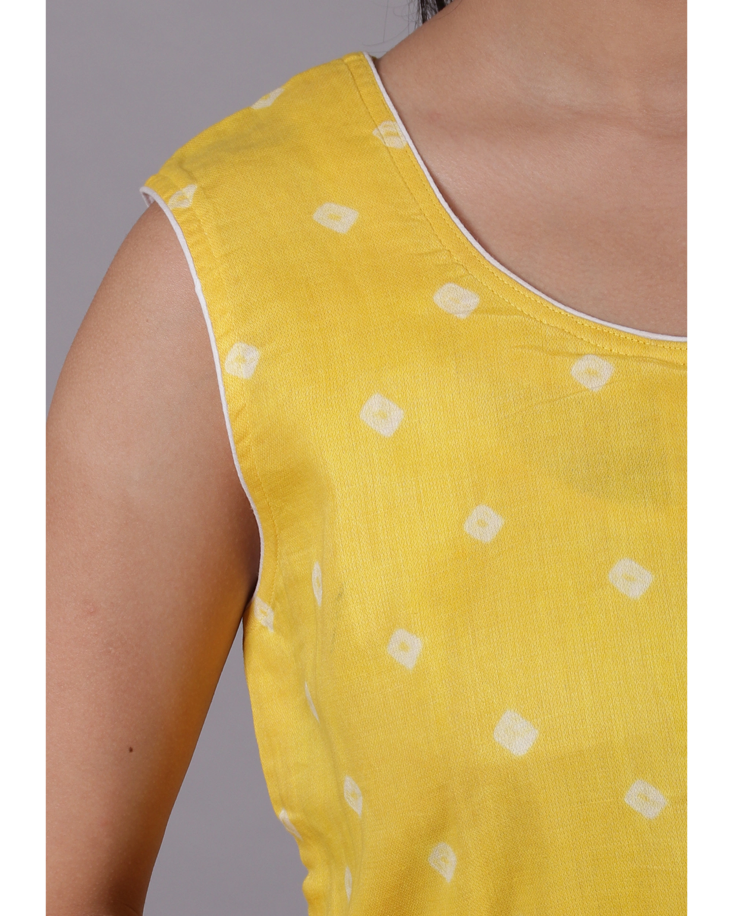 Lemon Yellow Polka Dots