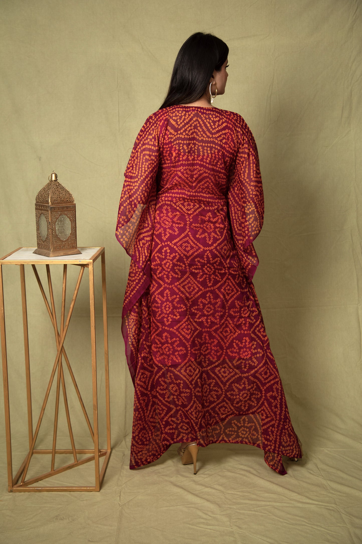 Wine red Kaftan
