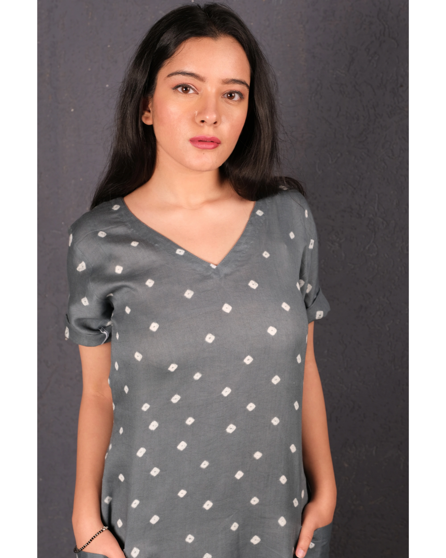 Grey With Front Pocket