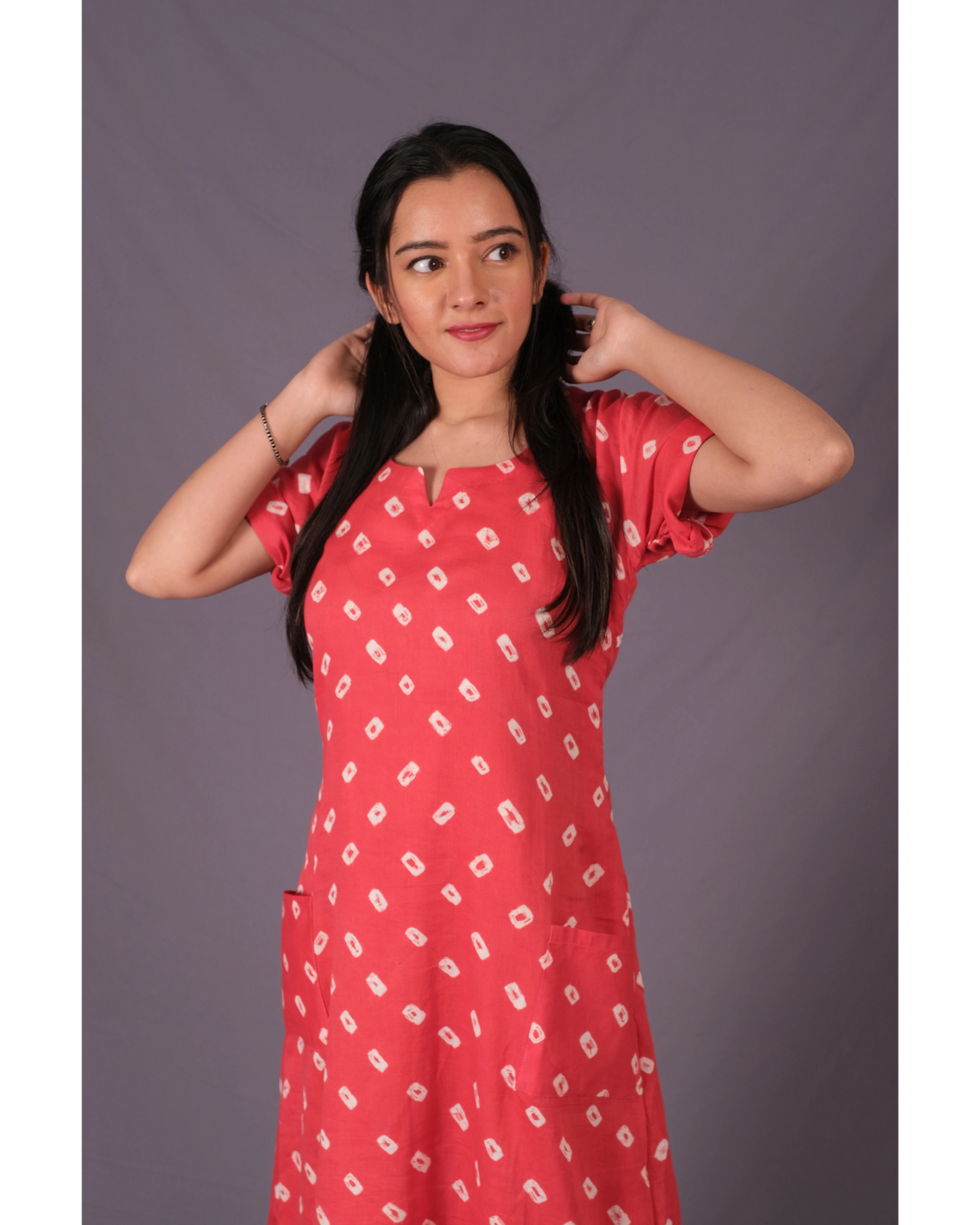 Red With Front Pockets