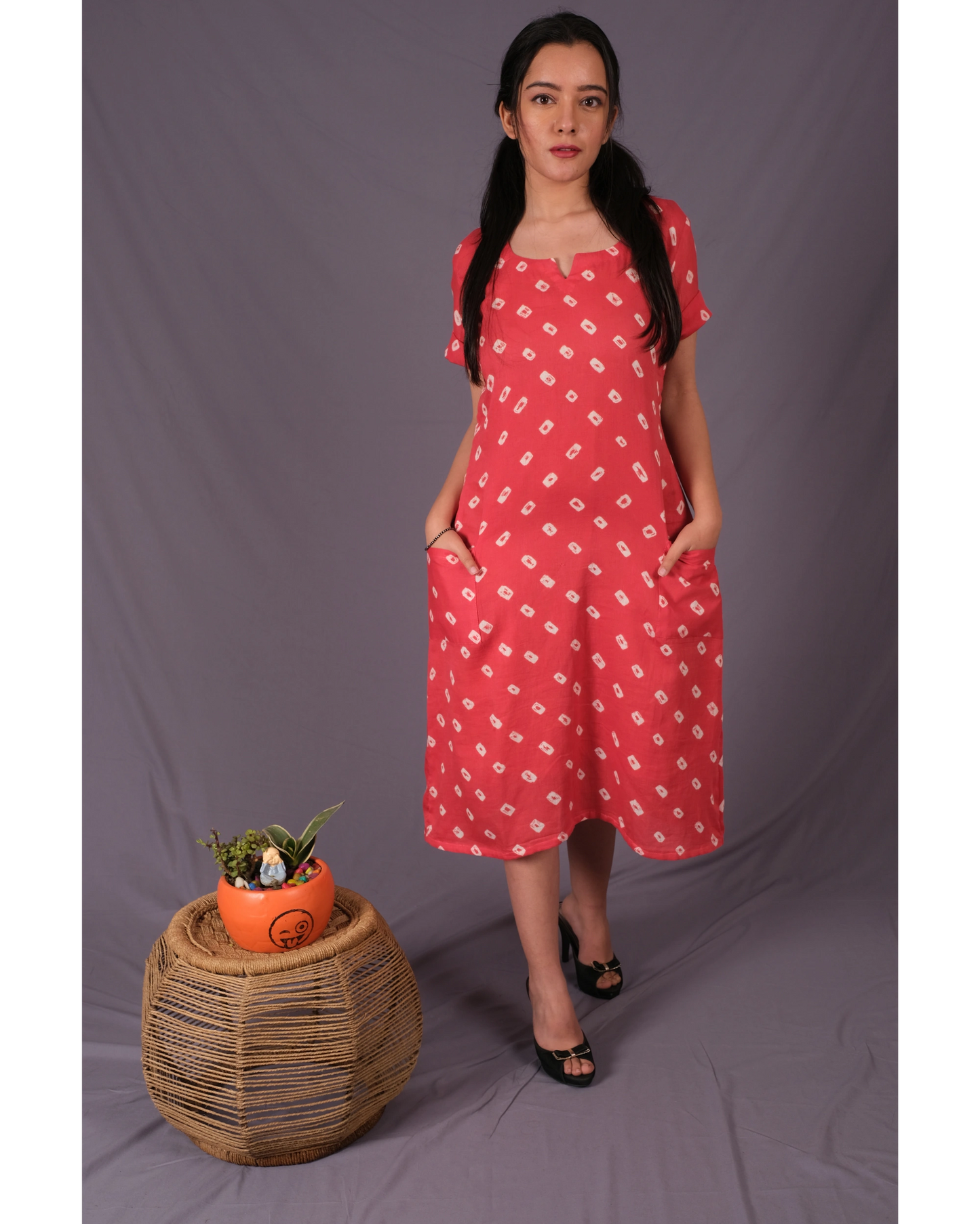 Red With Front Pockets