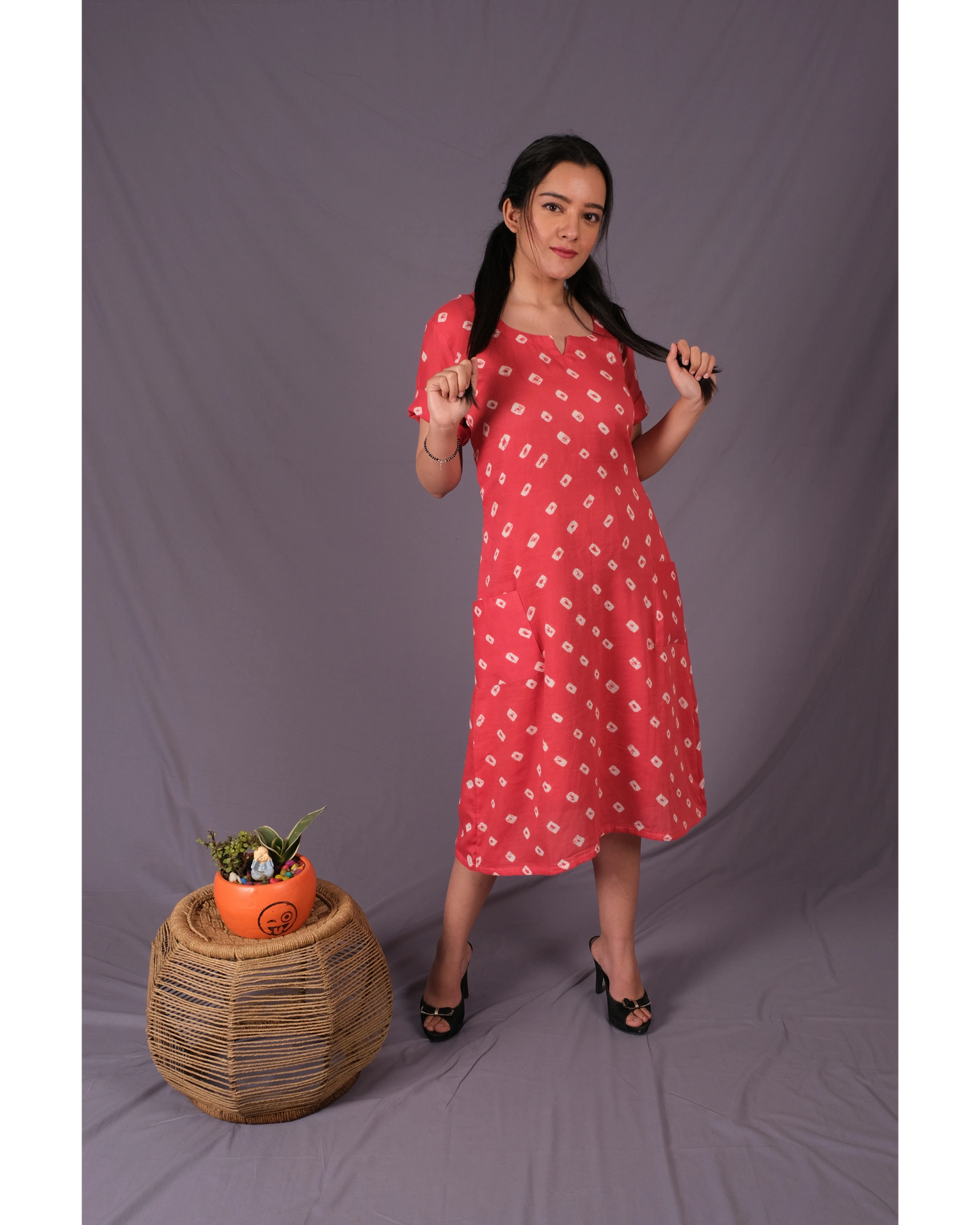 Red With Front Pockets