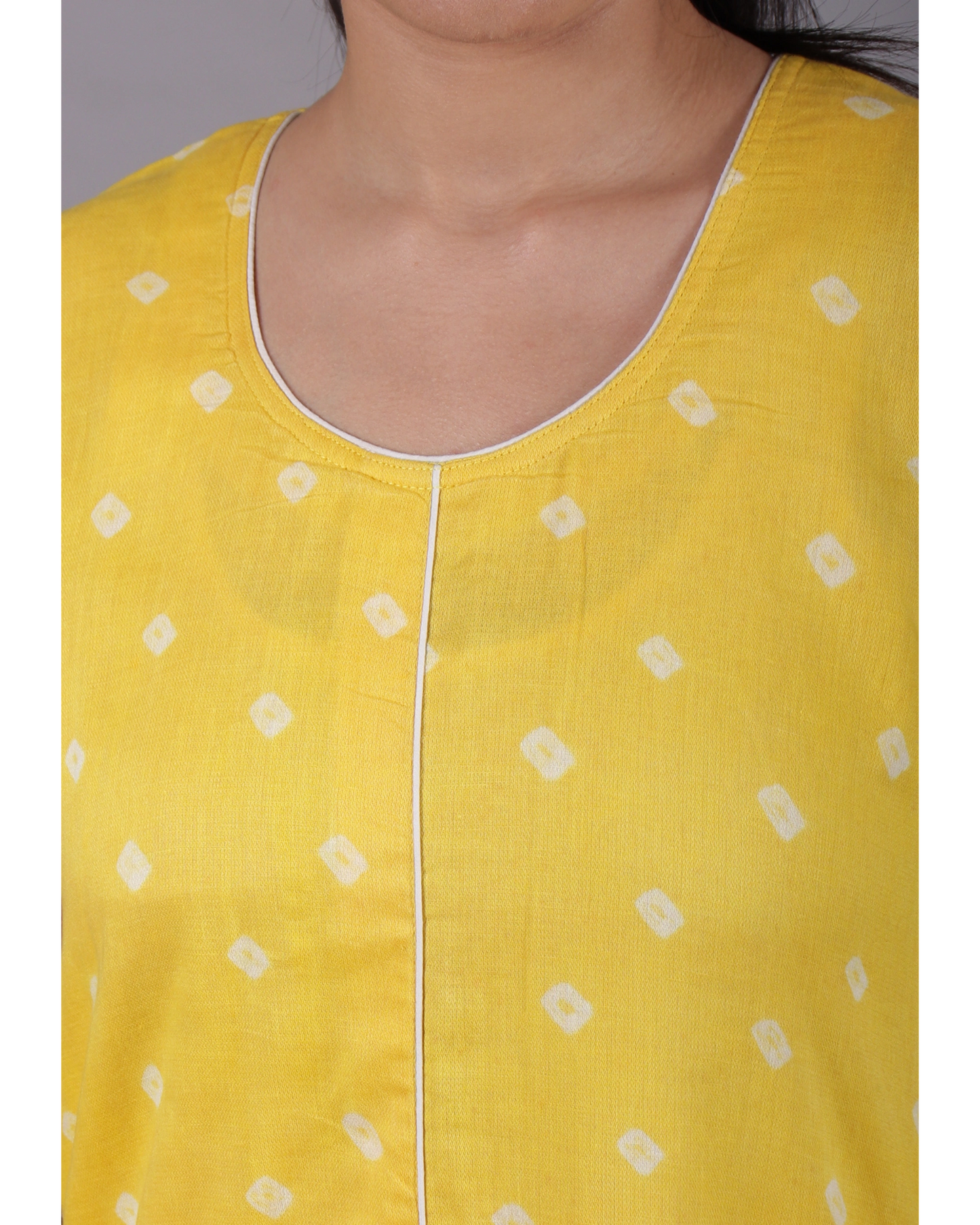 Lemon Yellow Polka Dots