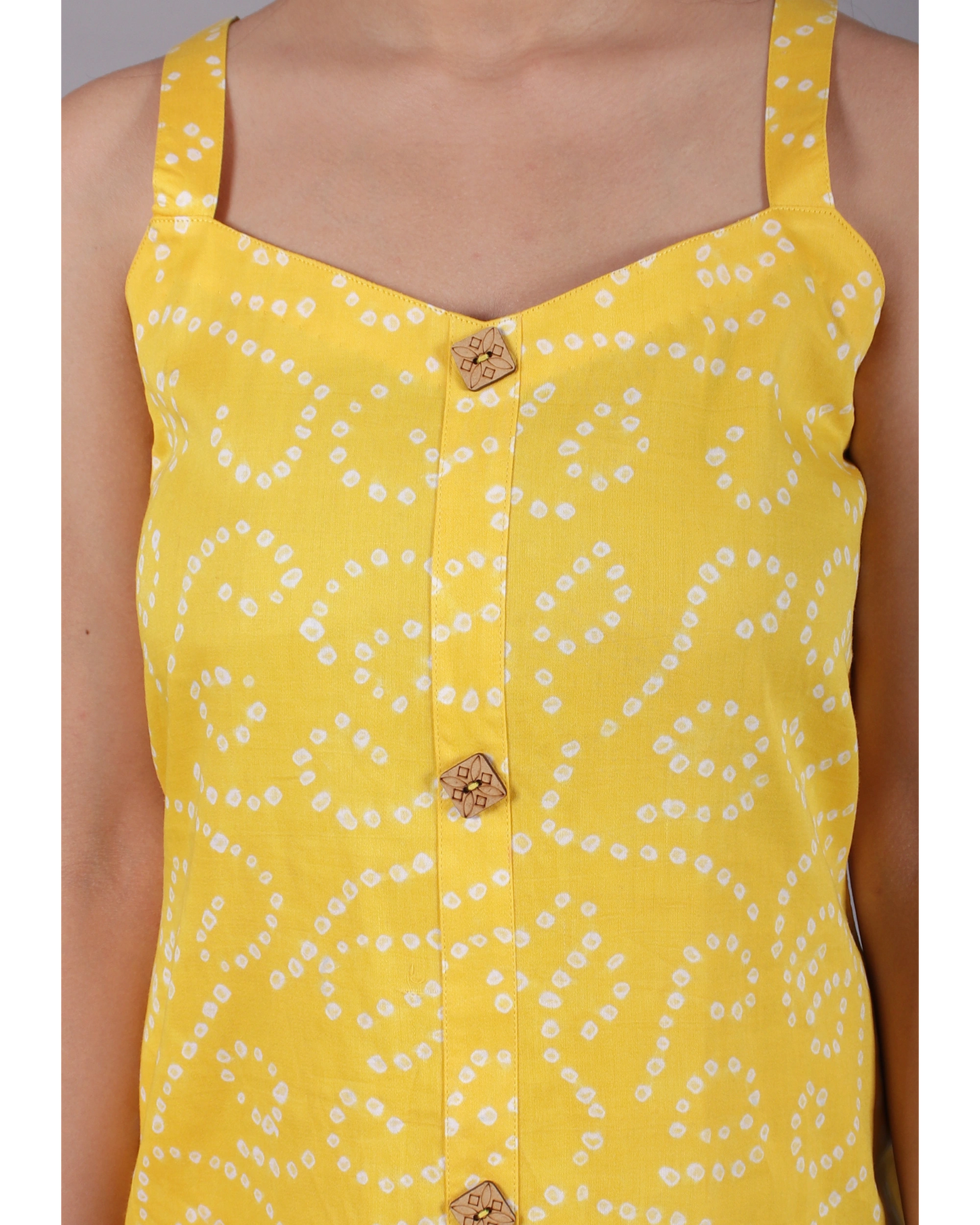 Lemon Yellow Strappy Dress