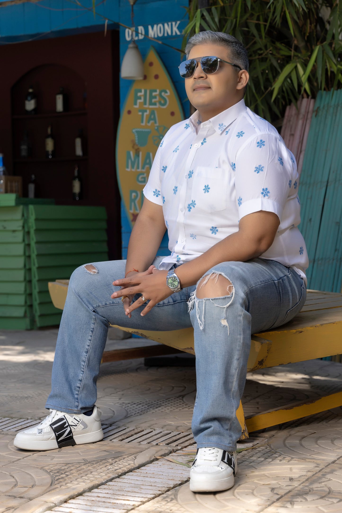 MOH Zinc White - Snowflake Design