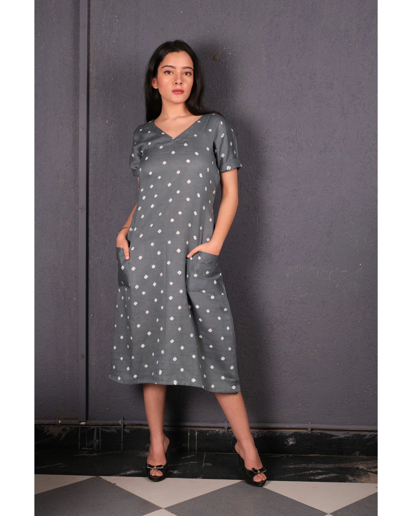 Grey With Front Pocket
