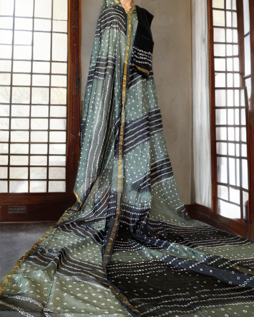 Black saree