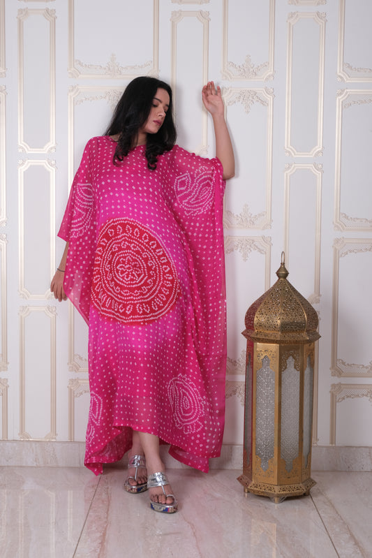 Pink and red Kaftan