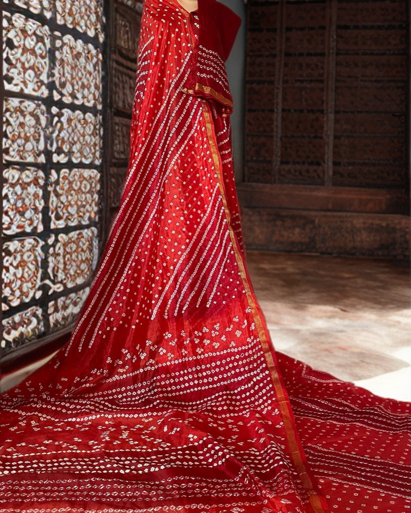 Red saree