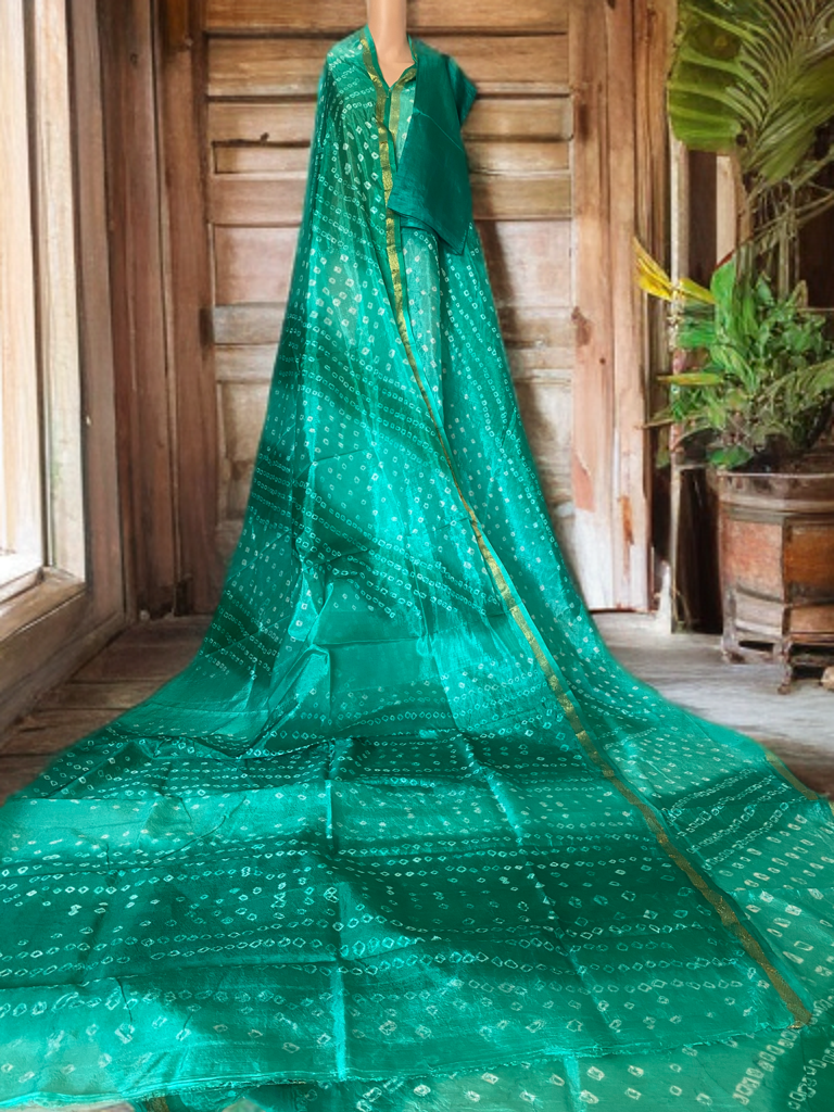 Sea Green saree