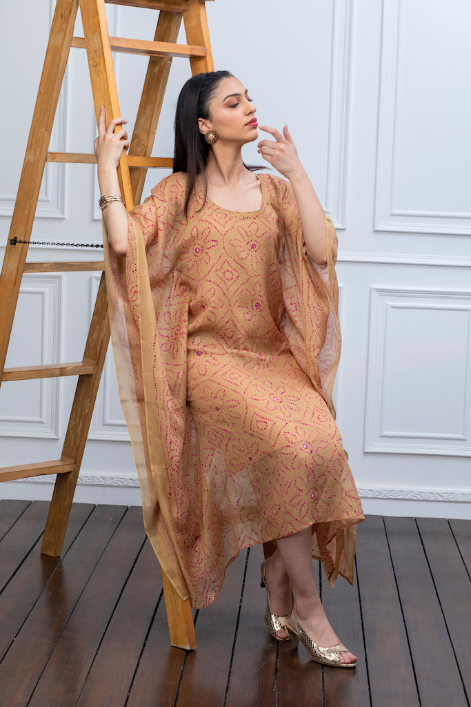 Beige Kaftan