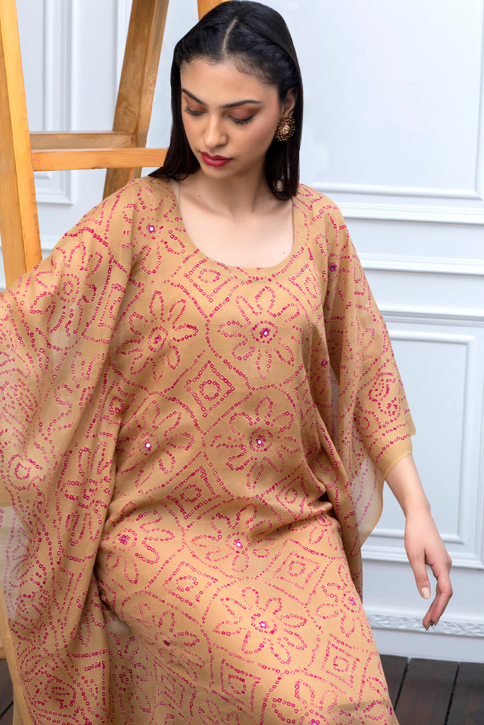 Beige Kaftan